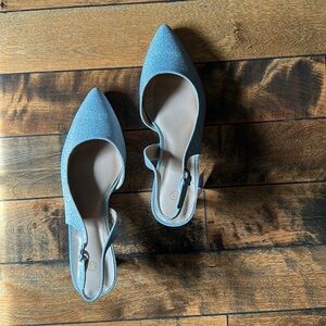 🆕 Silver Glitter Heels